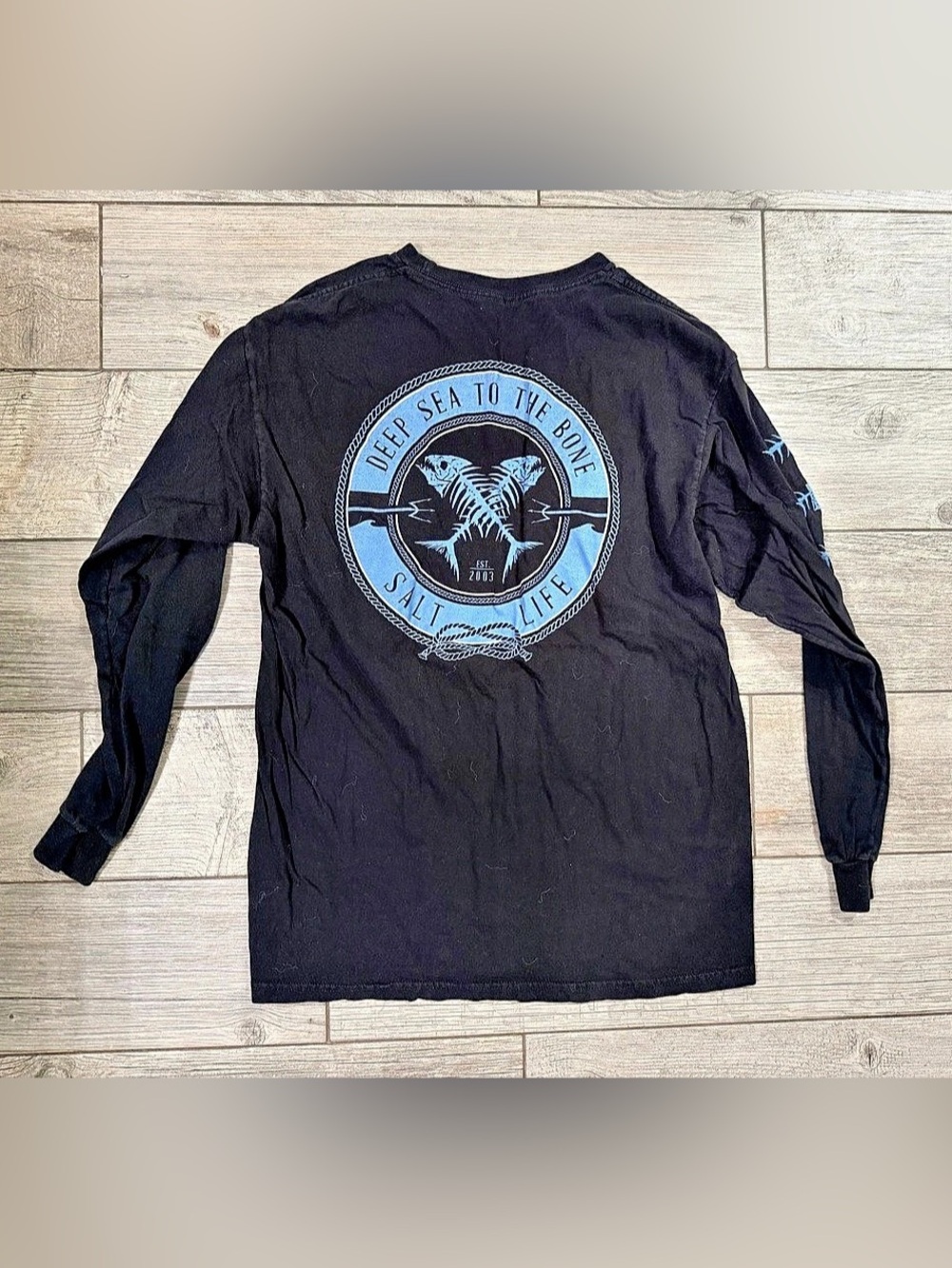 Salt Life Black Long Sleeve Graphic Tee